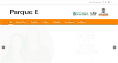Desktop Screenshot of parquedelemprendimiento.com